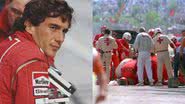 Momento do acidente de Ayrton Senna - Getty Images