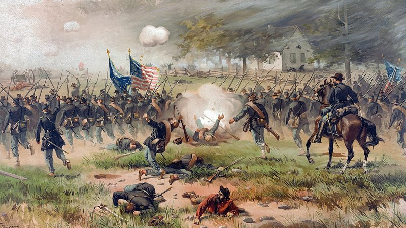 Batalha de Antietam, a luta mais mortal de um dia da Guerra Civil - Biblioteca do Congresso dos Estados Unidos