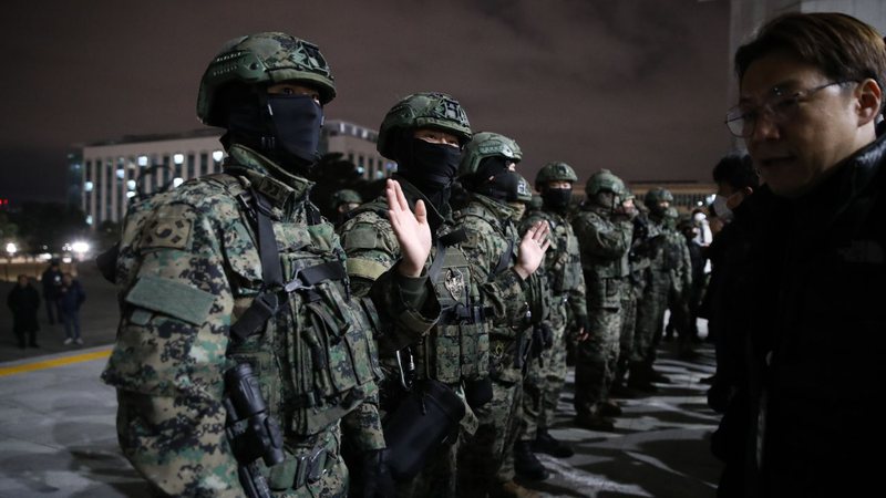 Militares na Coreia do Sul - Getty Images