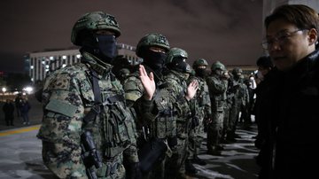 Militares na Coreia do Sul - Getty Images