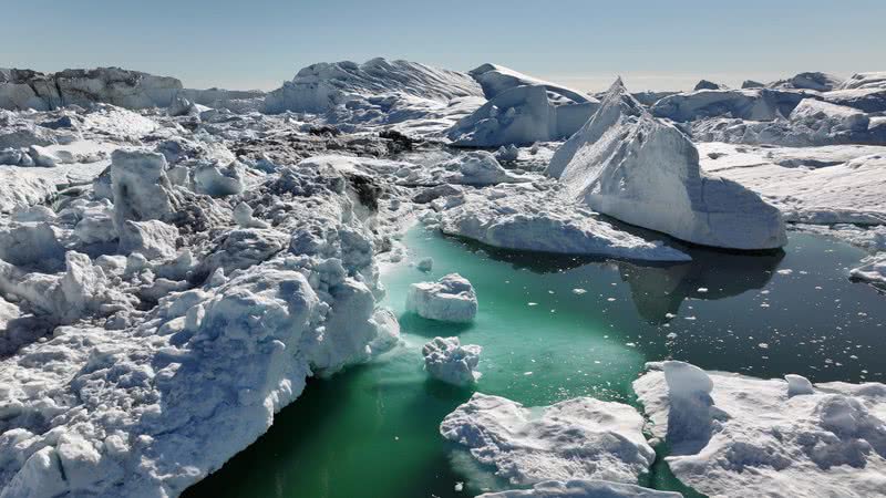 Fotografia de icebergs na Groenlândia - Getty Images