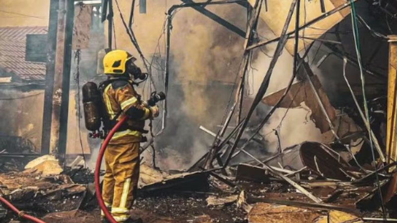 Registro do acidente - Corpo de Bombeiros do Rio Grande do Sul