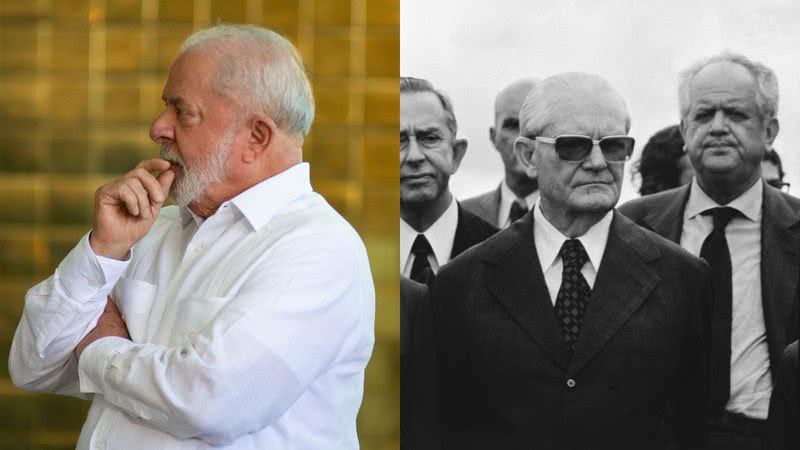 Luiz Inácio 'Lula' da Silva e General Ernesto Geisel - Getty Images