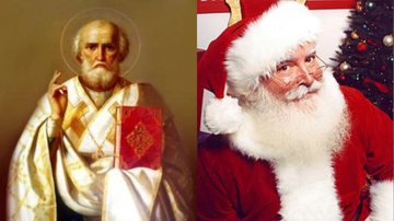 São Nicolau e Papai Noel - Reprodução e Wikimidea