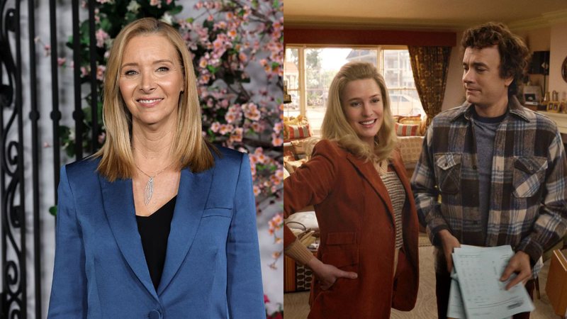 Lisa Kudrow e cena de 'Aqui' - Getty Images e Reprodução