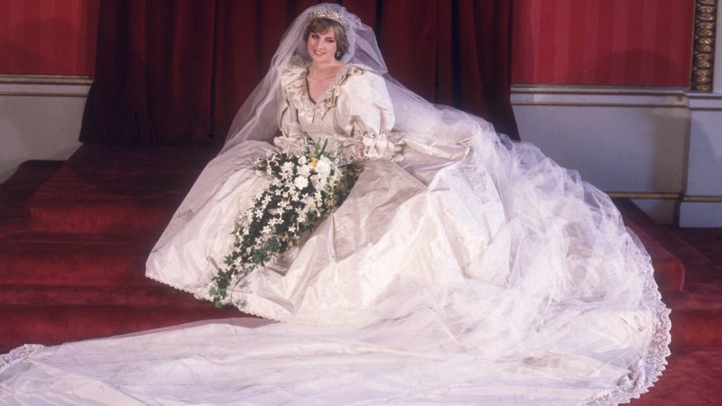 A princesa Diana e o famoso vestido - Getty Images