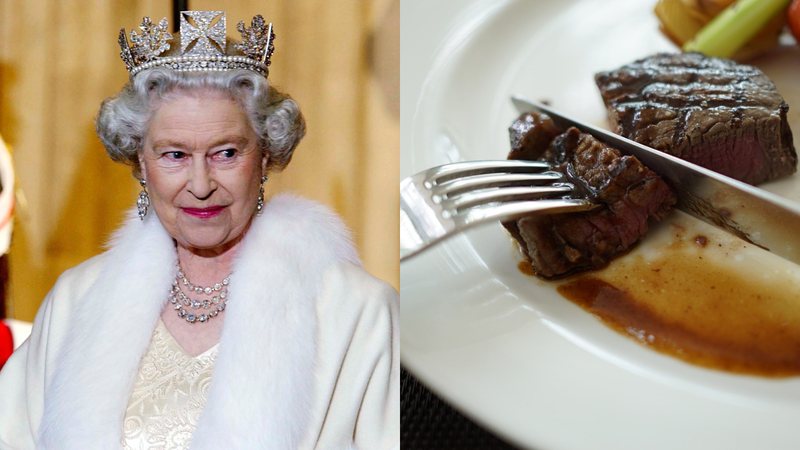 A rainha Elizabeth II não recusava um bom bife - Getty Images