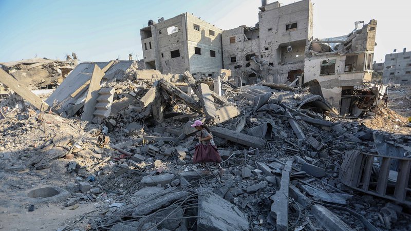 Destruição em Gaza - Getty Images