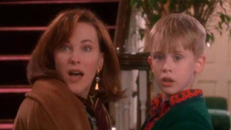 Catherine O'Hara e Macaulay Culkin em 'Esqueceram de Mim' - Divulgação