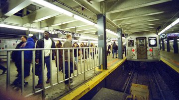 Fotografia tirada no metrô de Nova York - Getty Images