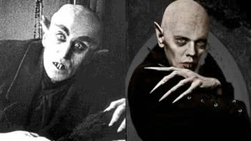 Cena do filme Nosferatu (1922) e do remake (2024) - Divulgação / Prana Film e Divulgação