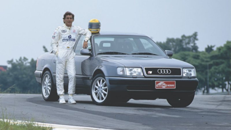 Ayrton Senna foi quem trouxe a Audi para o Brasil - Wikimedia Commons