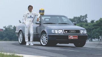 Ayrton Senna foi quem trouxe a Audi para o Brasil - Wikimedia Commons