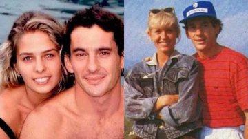 Ayrton Senna ao lado de Adriane Galisteu (à esqu.) e Xuxa Meneghel (à dir.) - Arquivo pessoal