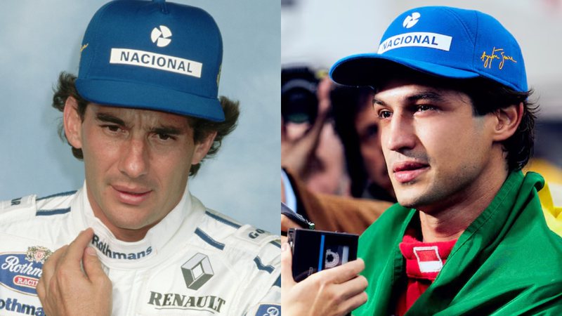 Ayrton Senna: Realidade e ficção - Getty Images e Divulgação/Netflix