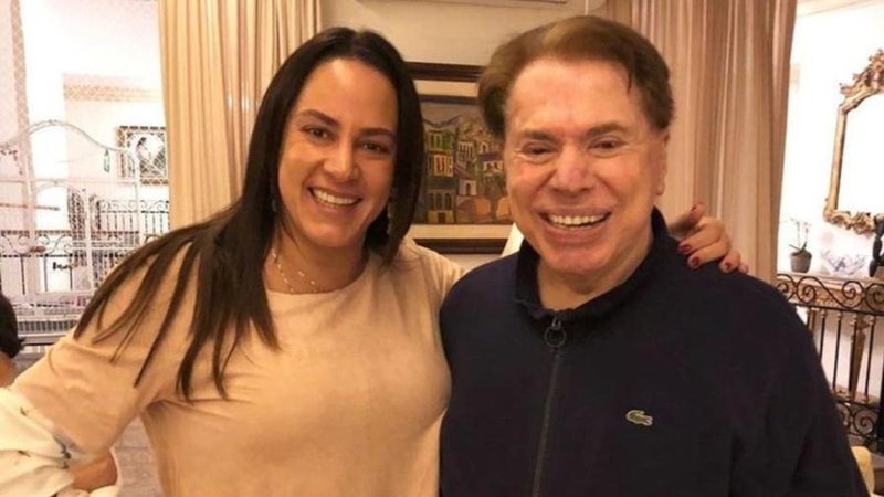 Silvia Abravanel em foto ao lado de seu pai, Silvio Santos - Reprodução/Redes Sociais