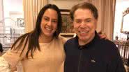 Silvia Abravanel em foto ao lado de seu pai, Silvio Santos - Reprodução/Redes Sociais