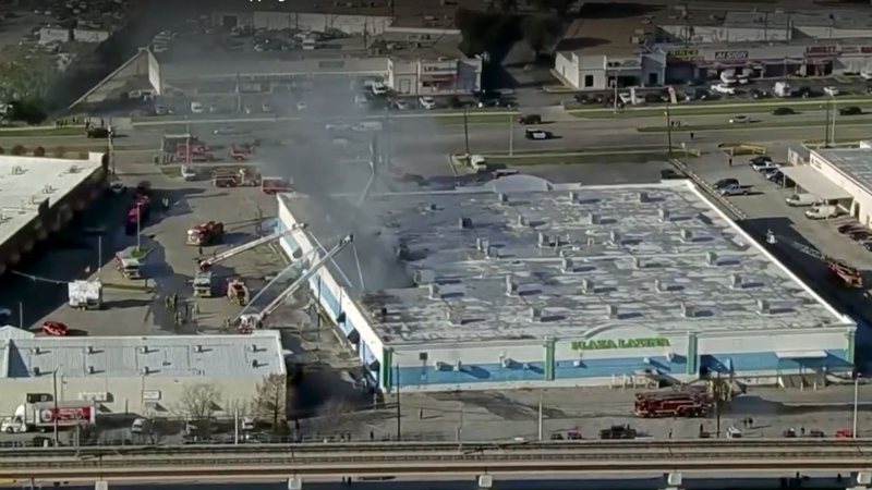 Incêndio deixou mais de 500 animais mortos - Divulgação/vídeo/WFAA