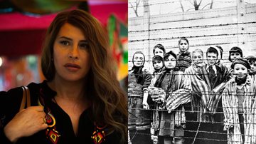 Karla Sofía Gascón comparou as críticas ao filme com o Holocausto - Divulgação/Pathe e Getty Images