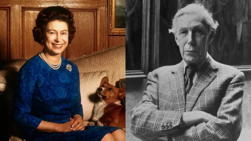 Fotografias da rainha Elizabeth II e do espião Anthony Blunt - Getty Images