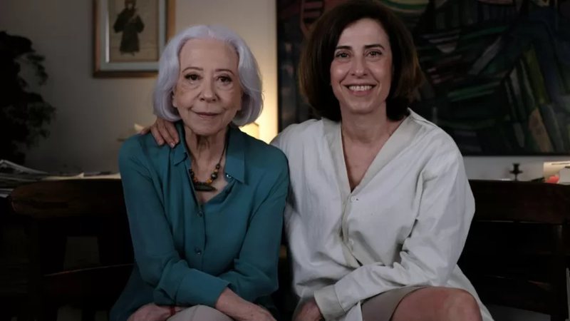 Fernanda Montenegro ao lado de Fernanda Torres - Divulgação/Globo