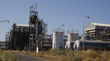 Fábrica da Union Carbide em Bhopal - Getty Images