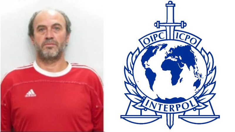 Interpol poderá ser decisiva na captura de Argemiro Antônio da Silva - Divulgação; Wikimedia Commons