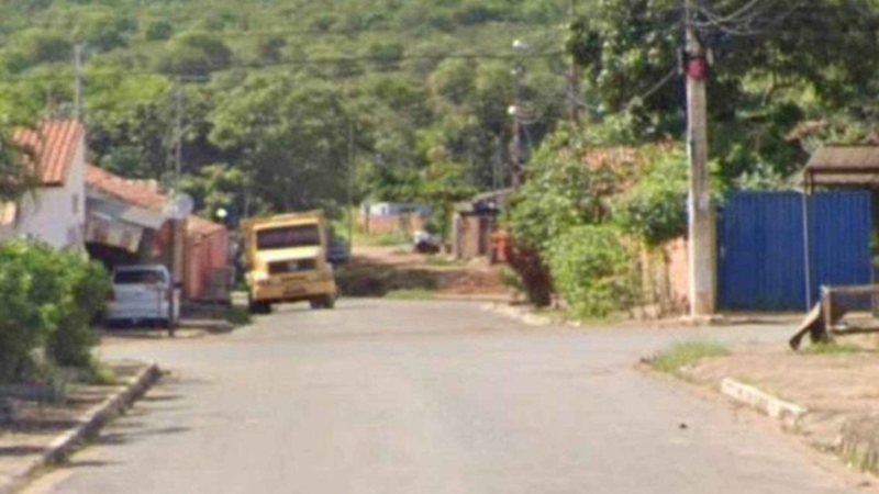 Rua onde aconteceu o caso na cidade de Brasilândia (MG) - Reprodução/Google Street View