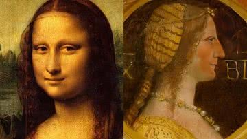 'Mona Lisa' (1503), de Leonardo da Vinci e Isabela de Nápoles - Domínio Público via Wikimedia Commons