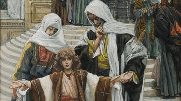 Obra de 1850 de James Tissot retrata Jesus com 12 anos - Wikimedia Commons via Domínio Público