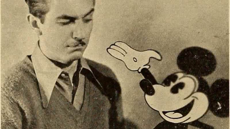 Walt Disney e o personagem de animação Mickey Mouse - Wikimedia Commons