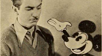 Walt Disney e o personagem de animação Mickey Mouse - Wikimedia Commons