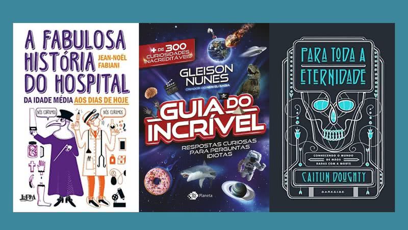 Confira obras fascinantes que trazem diversas curiosidades sobre o universo - Crédito: Reprodução / Outro Planeta /