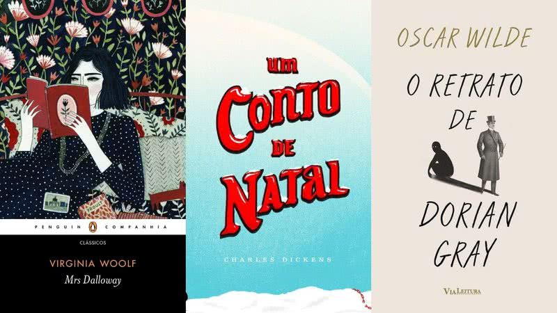 Capa das obras disponíveis na Amazon - Crédito: Reprodução / Penguin / Antofagica Editora / Via Leitura