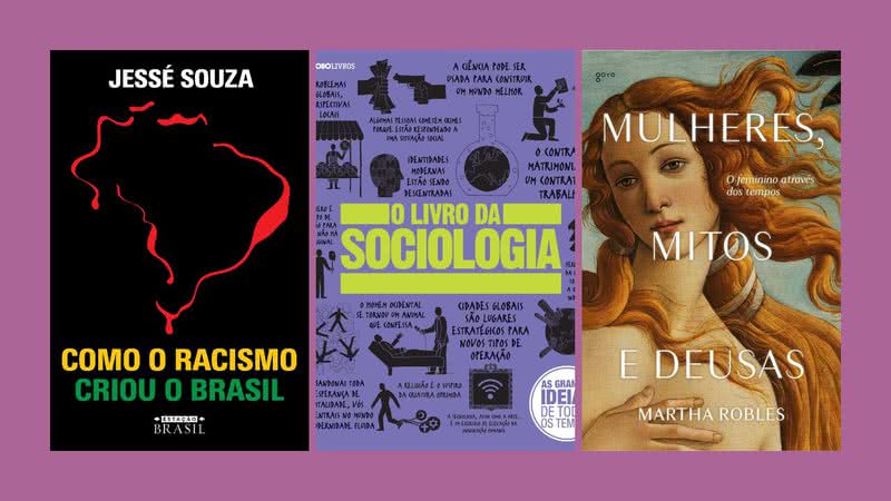 Capa das obras disponíveis na Amazon - Crédito: Reprodução / Estação Brasil / Globo Livros / Goya