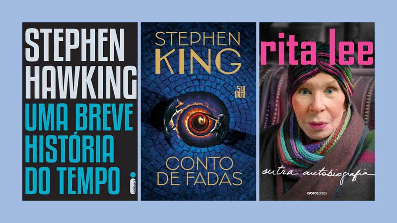 Capa das obras disponíveis na Amazon - Crédito: Reprodução / Intrínseca / Suma / Globo Livros