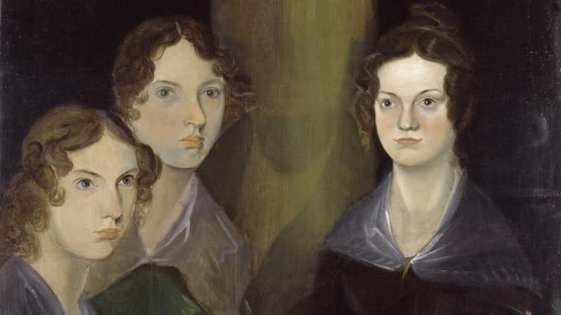 Retrato das irmãs Brontë, feito por seu irmão, Branwell Brontë - Branwell Brontë / Domíno Público / Wikimedia Commons