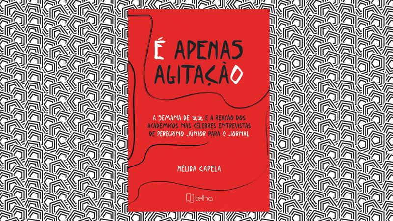 Capa da obra "É Apenas Agitação" (2022) - Crédito: Reprodução / Telha