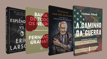 Capa das obras disponíveis na Amazon - Crédito: Reprodução / Intrínseca / História Real