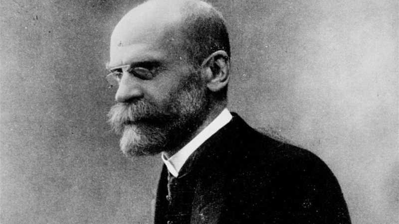 Retrato de Émile Durkheim - Autor Desconhecido / Domínio Público / Wikimedia Commons