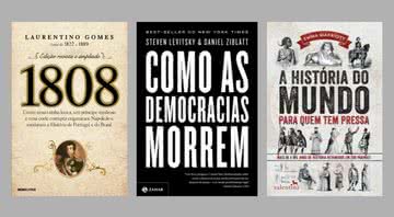 Capa das obras disponíveis no site da Amazon - Divulgação/Amazon