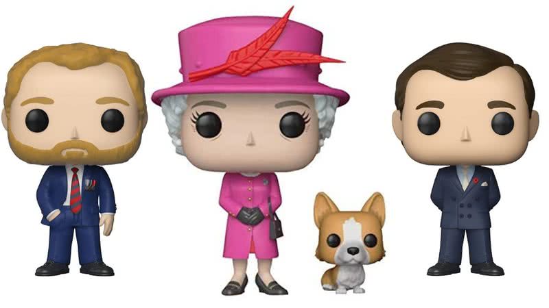 Funkos Pops da família real britânica - Divulgação / Amazon