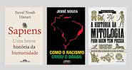 Capas das obras disponíveis no Mercado Livre - Crédito: Reprodução / Companhia das Letras / Estação Brasil / Valentina