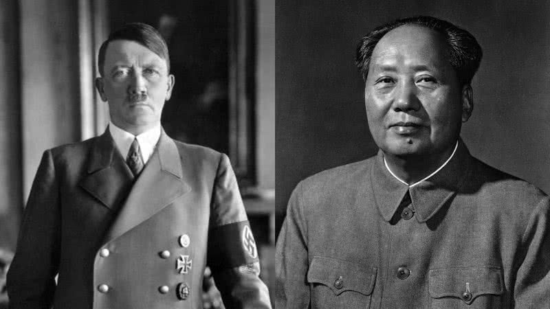 Hitler a Mao Tse Tung, respectivamente - Creative Commons