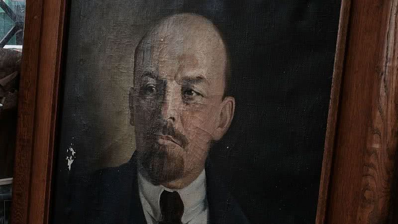 Retrato de Lenin, principal idealizador da Revolução de 1917 - Getty Images