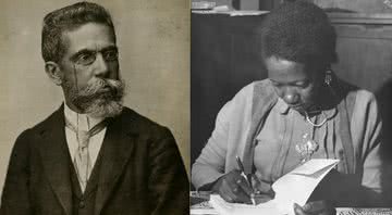 Machado de Assis a Carolina de Jesus, respectivamente - Creative Commons