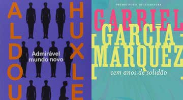 Respectivamente: 'Admirável mundo novo' e 'Cem anos de solidão' - Divulgação / Biblioteca Azul / Record