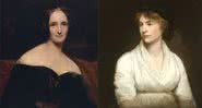 Mary Shelley e Mary Wollstonecraft, respectivamente - Creative Commons