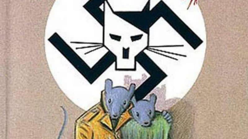 Capa original da obra Maus - Wikimedia Commons/Art Spiegelman e Louise Fili Art Spiegelman