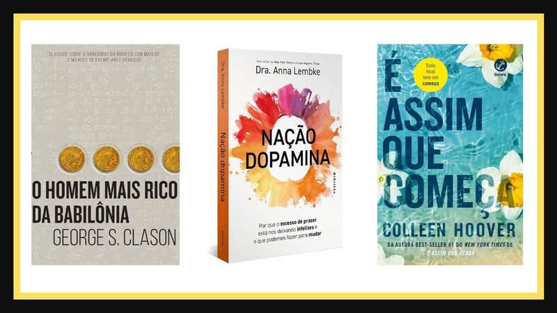 Conheça o top 5 de mais vendidos na Amazon, e aumente sua biblioteca - Créditos: Reprodução/Amazon